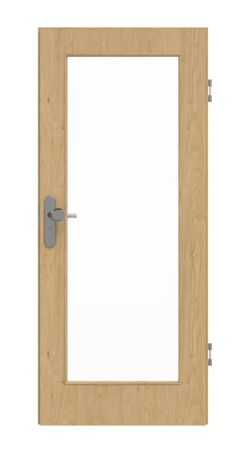 GARANT drzwi wejściowe do mieszkania Authentic Asteiche GCK08 z przeszkleniem LA-2