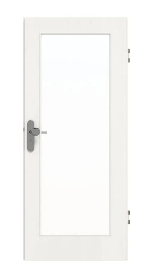 GARANT drzwi wejściowe do mieszkania Authentic Bianco CePaL z przeszkleniem LA-2