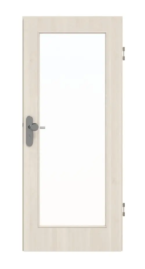 GARANT drzwi wejściowe do mieszkania Authentic Perl GCK08 z wycięciem na szybę LA-2