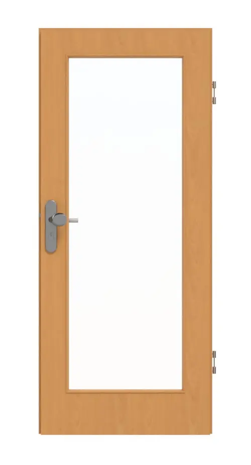 DRZWI WEJŚCIOWE GARANT buk Ekskluzywny CePaL z przeszkleniem LA-2