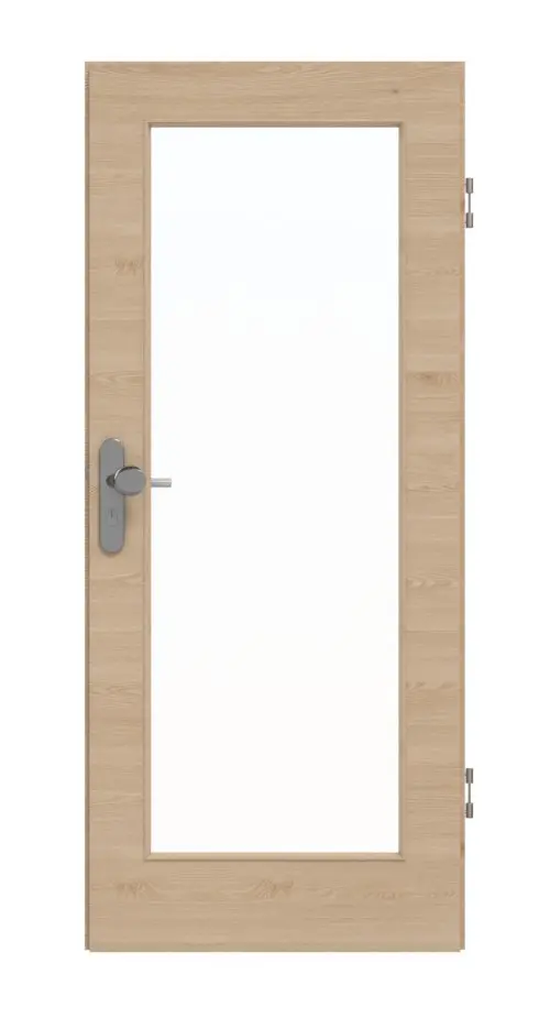 GARANT Drzwi wejściowe do mieszkania, authentic agat, układ poprzeczny, GCK08, z przeszkleniem LA-2