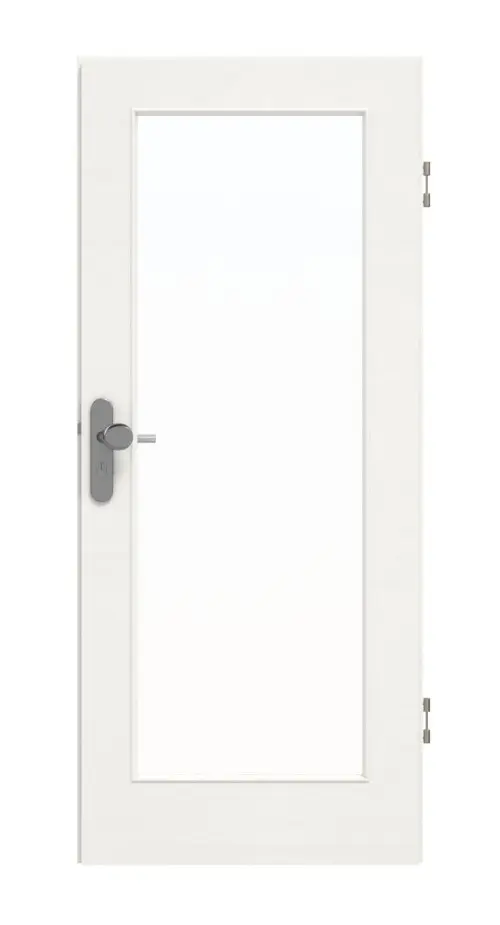 GARANT Drzwi wejściowe do mieszkania Quer Authentic Bianco GCK08 z przeszkleniem LA-2