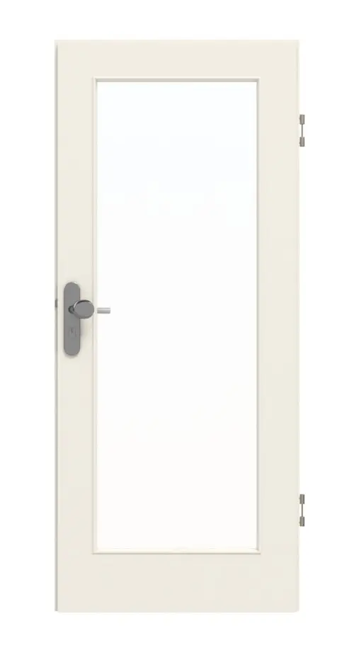GARANT drzwi wejściowe do mieszkania biały lakier 9010 GHK08 z przeszkleniem LA-2