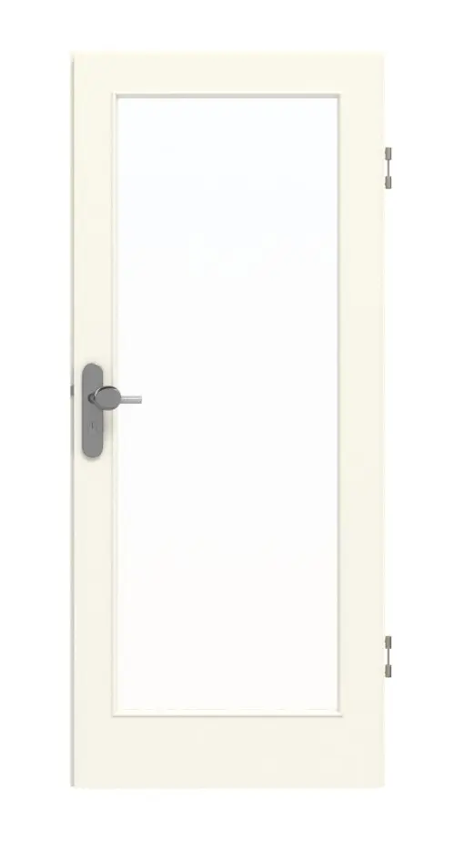 GARANT drzwi wejściowe do mieszkania 9417-60 Snow White CePaL z przeszkleniem LA-3