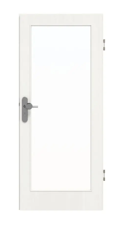 GARANT drzwi wejściowe do mieszkania Authentic Bianco GCK08 z przeszkleniem LA-3