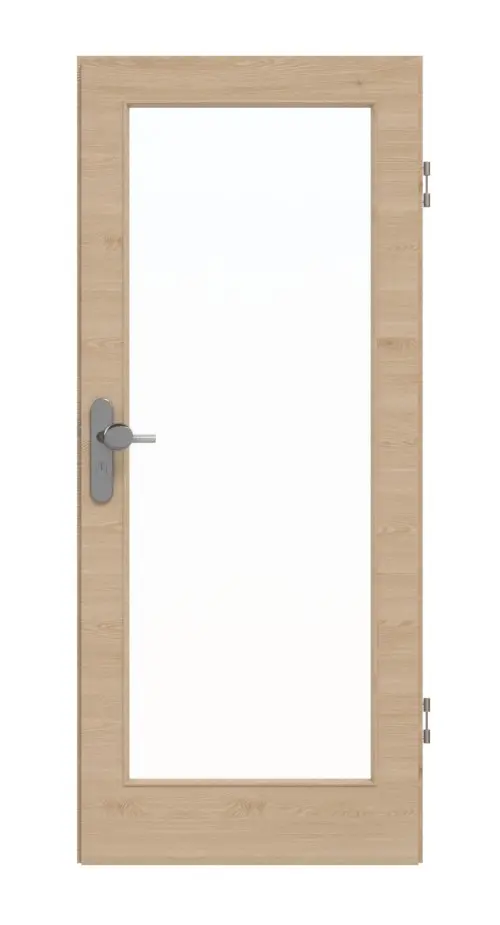 GARANT Drzwi wejściowe do mieszkania, authentic agat, układ poprzeczny, GCK08, z przeszkleniem LA-3