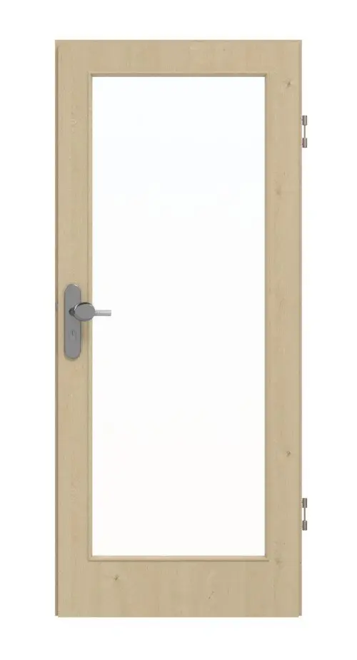 GARANT drzwi wejściowe do mieszkania Natura Ahorn CePaL z przeszkleniem LA-3