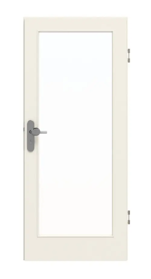 GARANT drzwi wejściowe do mieszkania biały lakier 9010 GHK08 z przeszkleniem LA-3
