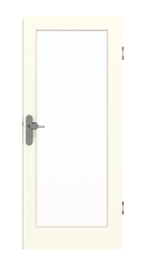 GARANT drzwi wejściowe do mieszkania W980ST15 biel platynowa GHK08 z przeszkleniem LA-3