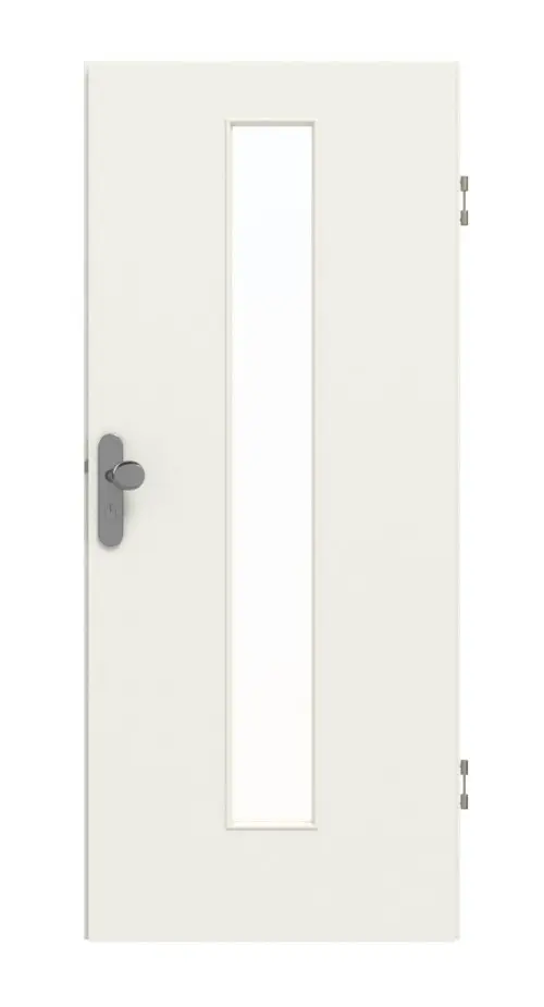 GARANT drzwi wejściowe do mieszkania 0135-60 Rain Resopal z przeszkleniem LA-4 na środku