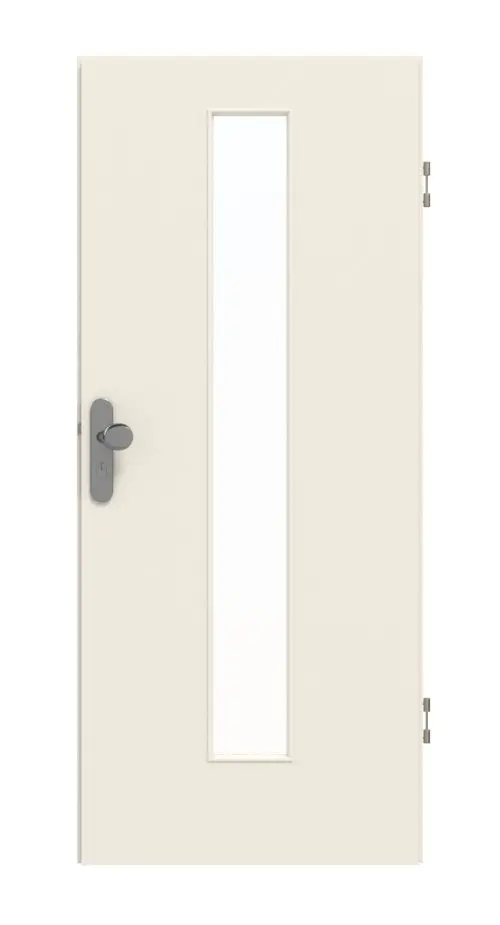 GARANT drzwi wejściowe do mieszkania 0140-60 Dawn Resopal z przeszkleniem LA-4 na środku