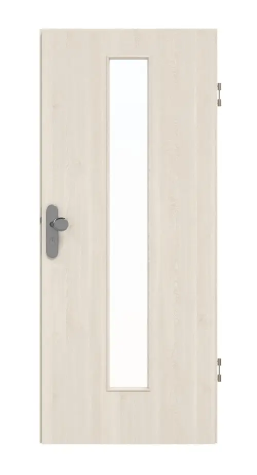 GARANT drzwi wejściowe do mieszkania Authentic Perl GCK08 z przeszkleniem LA-4 na środku