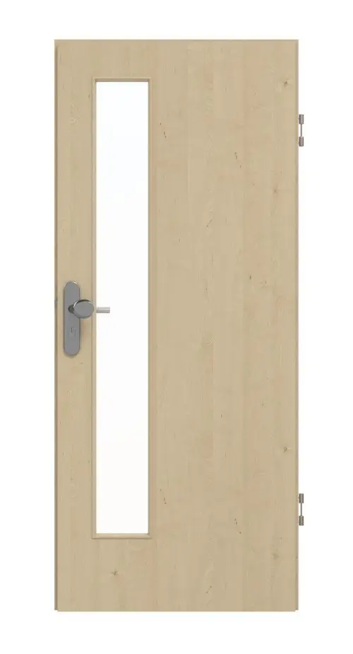 Drwi wejściowe GARANT Natura Ahorn CePaL z przeszkleniem LA-4 po stronie zamka