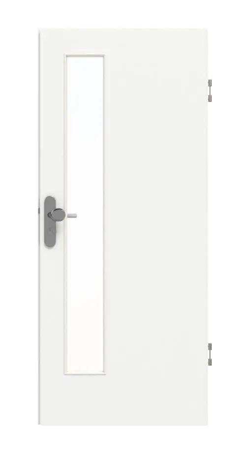 GARANT drzwi wejściowe do mieszkania U11209SD szarotka GHK08 z przeszkleniem LA-4 od strony zamka