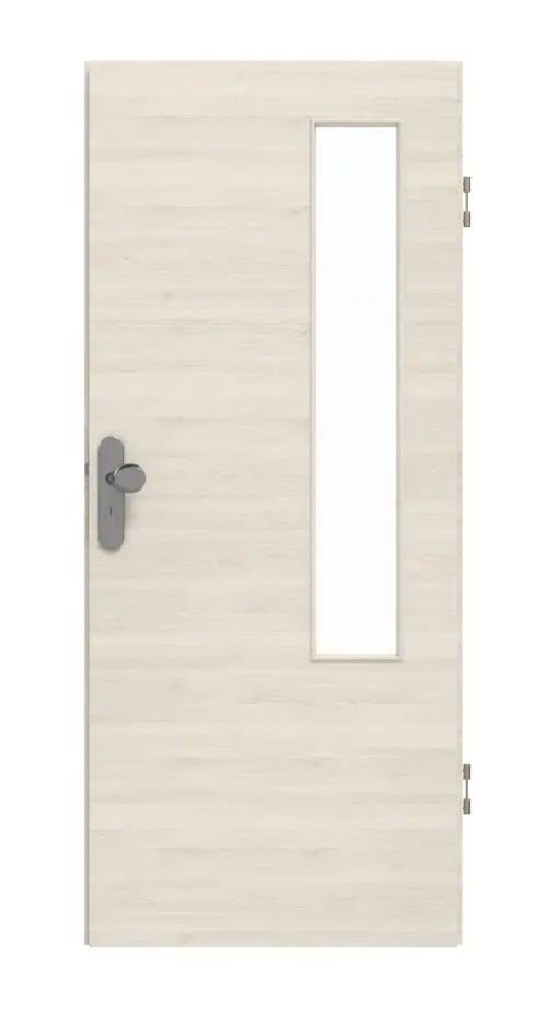 GARANT Drzwi wejściowe do mieszkania Quer Authentic Perl GCK08 z przeszkleniem LA-5 po stronie zawiasów