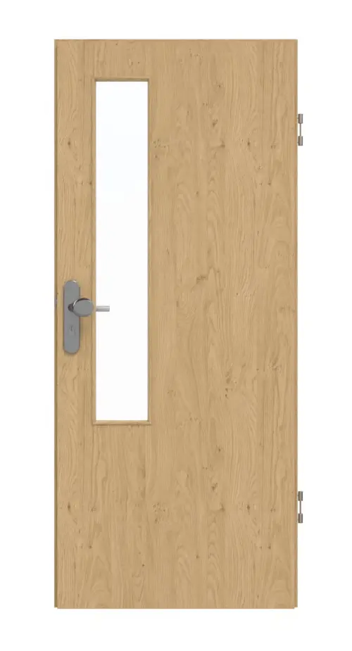 GARANT drzwi wejściowe do mieszkania Authentic Asteiche CePaL z przeszkleniem LA-5 po stronie zamka