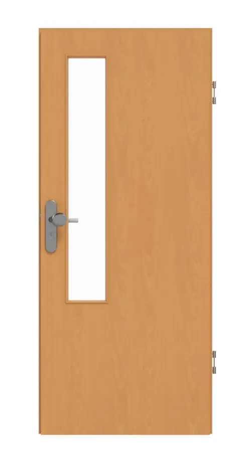 GARANT drzwi wejściowe do mieszkania buk ekskluzywny CePaL z przeszkleniem LA-5 od strony zamka