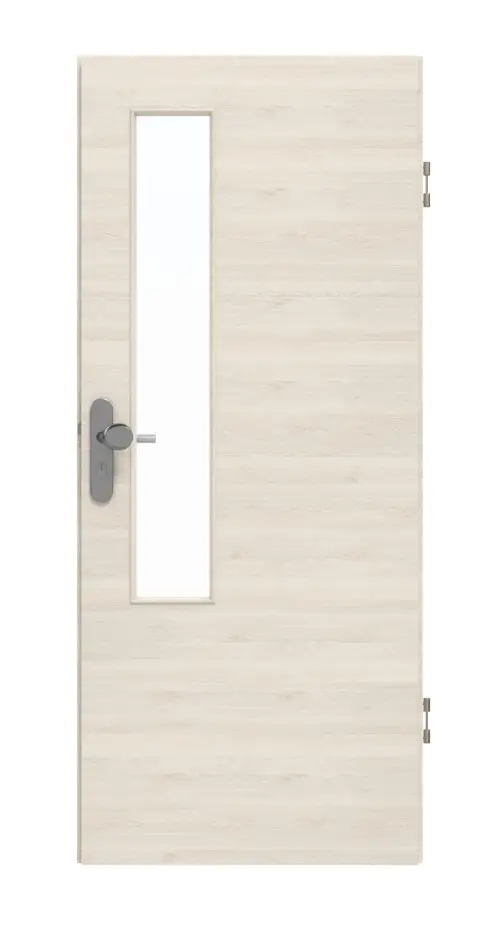 GARANT Drzwi wejściowe do mieszkania Quer Authentic Perl GCK08 z przeszkleniem LA-5 po stronie zamka