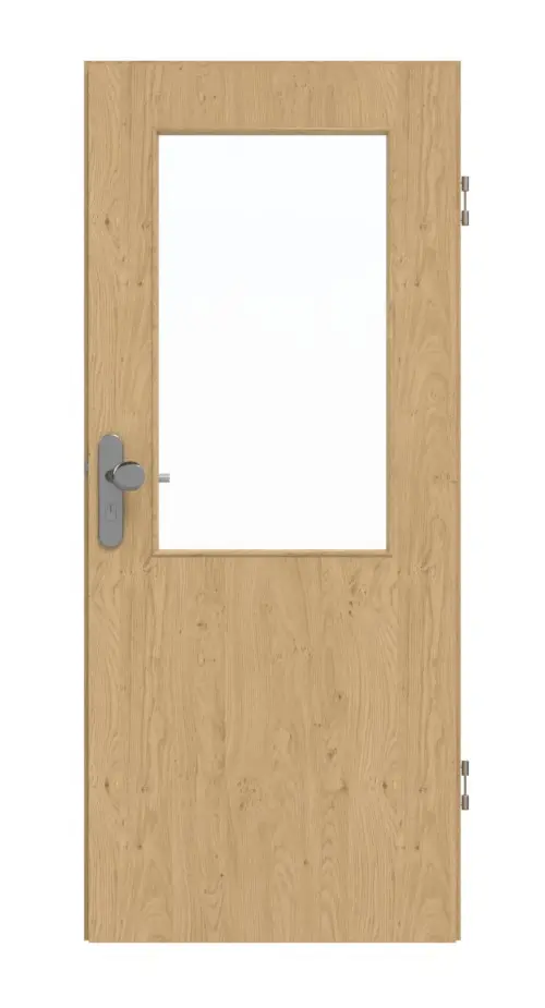GARANT drzwi wejściowe do mieszkania Authentic Asteiche GCK08 z przeszkleniem LA-6