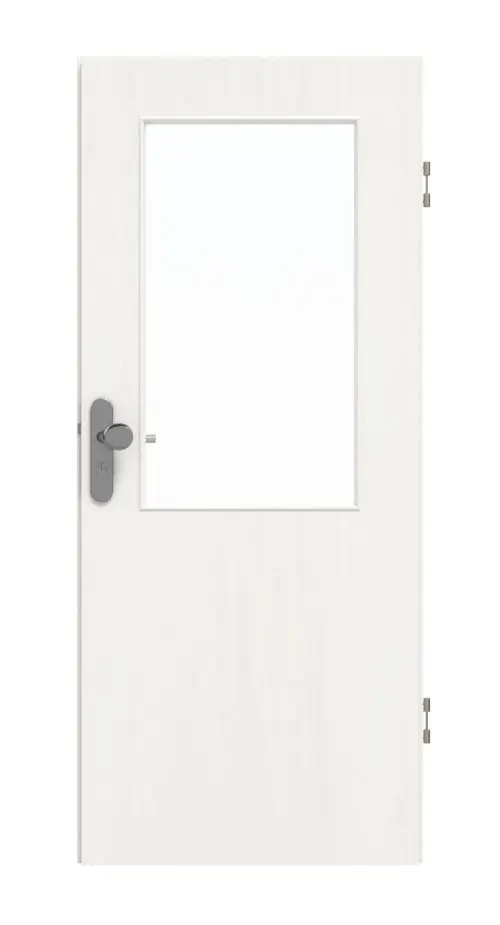 GARANT drzwi wejściowe do mieszkania Authentic Bianco GCK08 z przeszkleniem LA-6