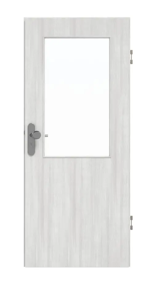 GARANT drzwi wejściowe do mieszkania Authentic Grigio GCK08 z przeszkleniem LA-6