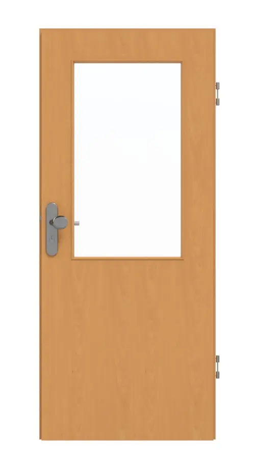 Drzwi wejściowe do mieszkania GARANT buk Exklusiv GCK08 z przeszkleniem LA-6