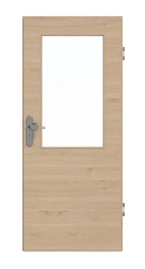 GARANT Drzwi wejściowe do mieszkania, authentic agat, układ poprzeczny, CePaL, z przeszkleniem LA-6