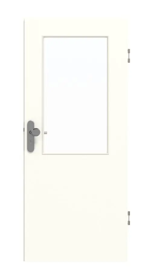 GARANT drzwi wejściowe do mieszkania U11026SD biel kryształowa GHK08 z przeszkleniem LA-6