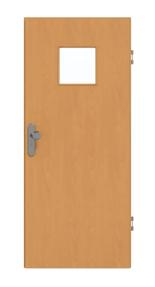 GARANT drzwi wejściowe do mieszkania buk ekskluzywny CePaL z przeszkleniem LA-7