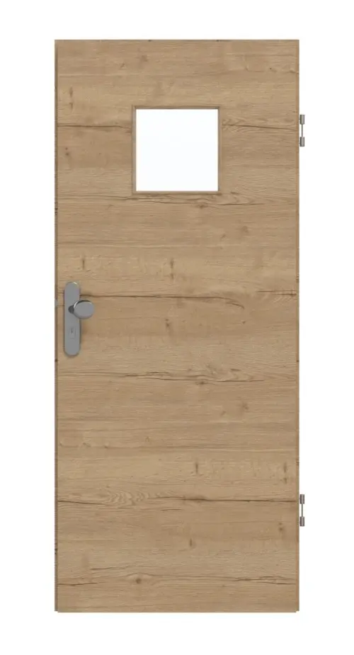 GARANT Drzwi wejściowe do mieszkania Quer Authentic Risseiche CePaL z przeszkleniem LA-7