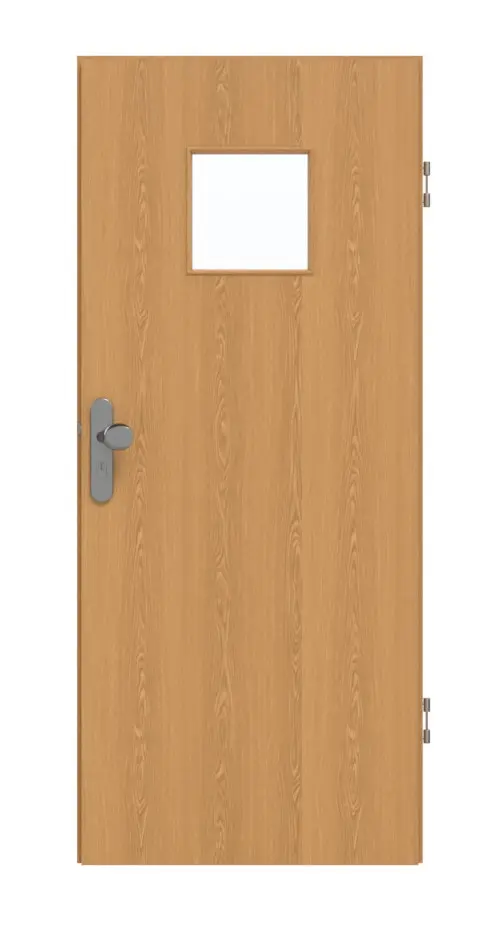 GARANT drzwi wejściowe do mieszkania dąb premium CePaL z przeszkleniem LA-7