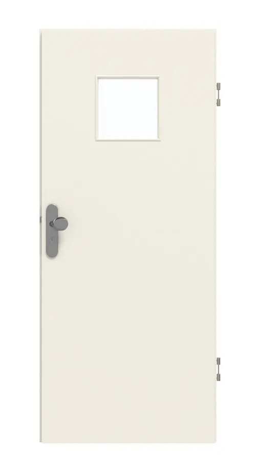 GARANT drzwi wejściowe do mieszkania biały lakier 9010 GHK08 z przeszkleniem LA-7