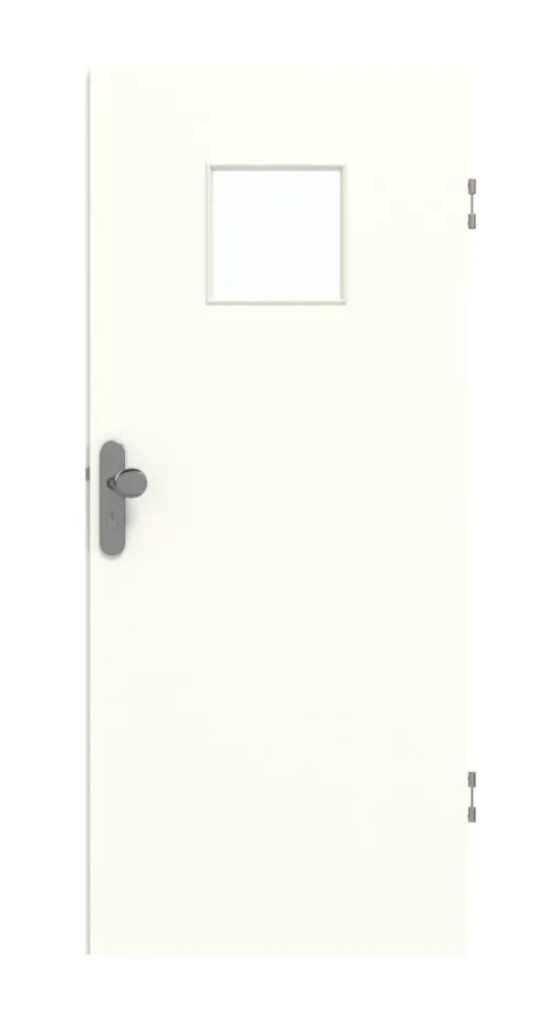 GARANT drzwi wejściowe do mieszkania U11026SD biel kryształowa GHK08 z przeszkleniem LA-7