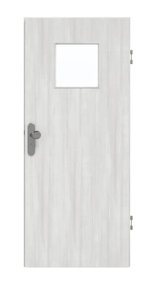 GARANT drzwi wejściowe do mieszkania Authentic Grigio CePaL z przeszkleniem LA-8