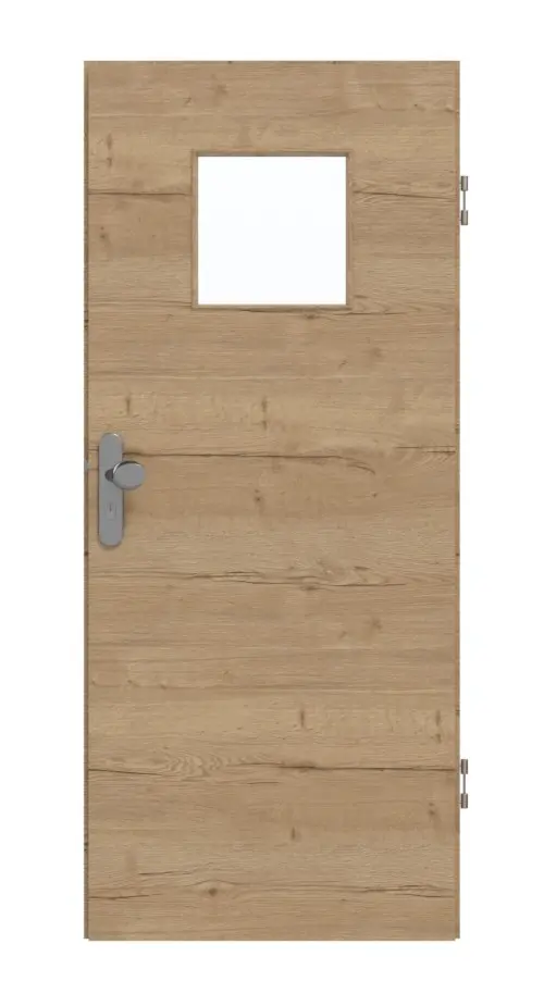 GARANT drzwi wejściowe do mieszkania wzdłuż Authentic dąb szczelinowy CePaL z przeszkleniem LA-8