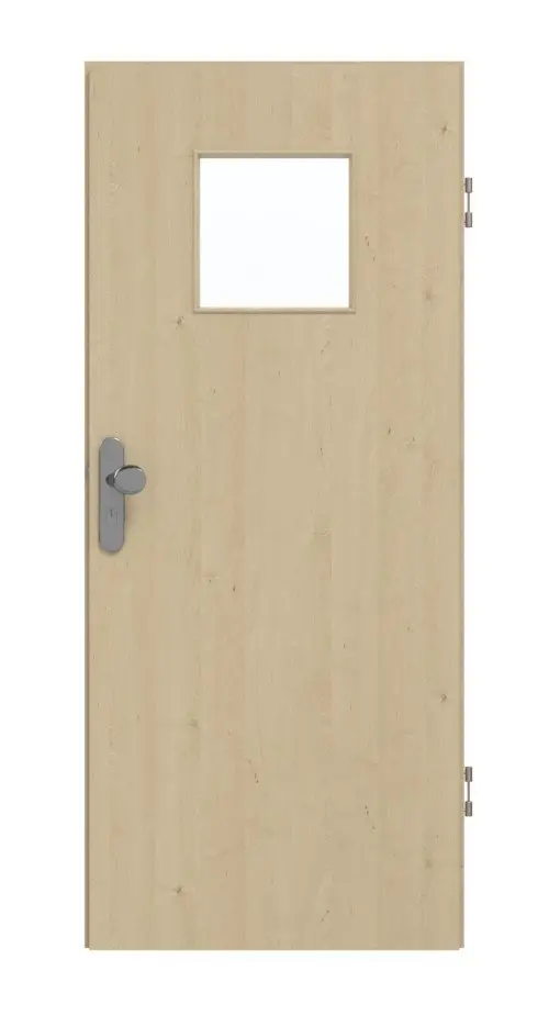 GARANT drzwi wejściowe do mieszkania Natura Ahorn CePaL z przeszkleniem LA-8
