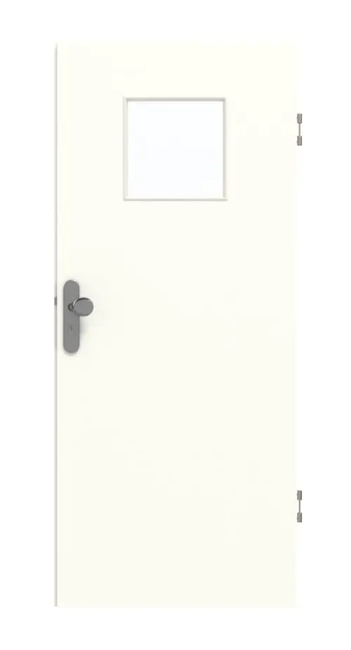 GARANT drzwi wejściowe do mieszkania U11026SD biel kryształowa GHK08 z przeszkleniem LA-8