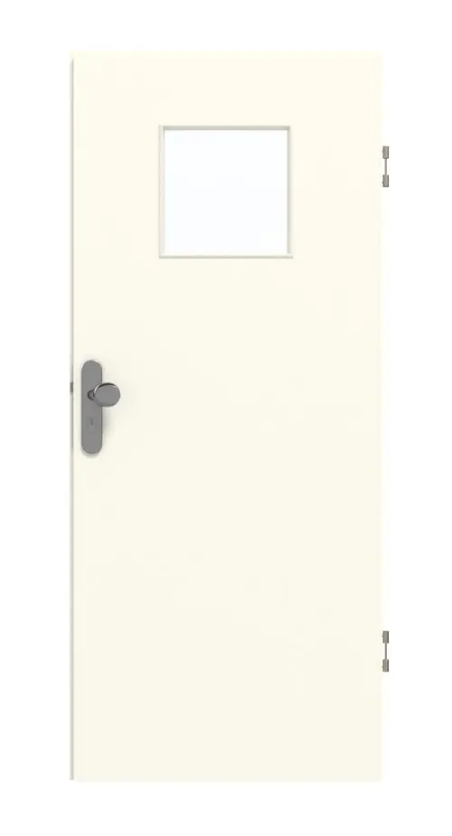 GARANT drzwi wejściowe do mieszkania W980ST15 biel platynowa GHK08 z przeszkleniem LA-8