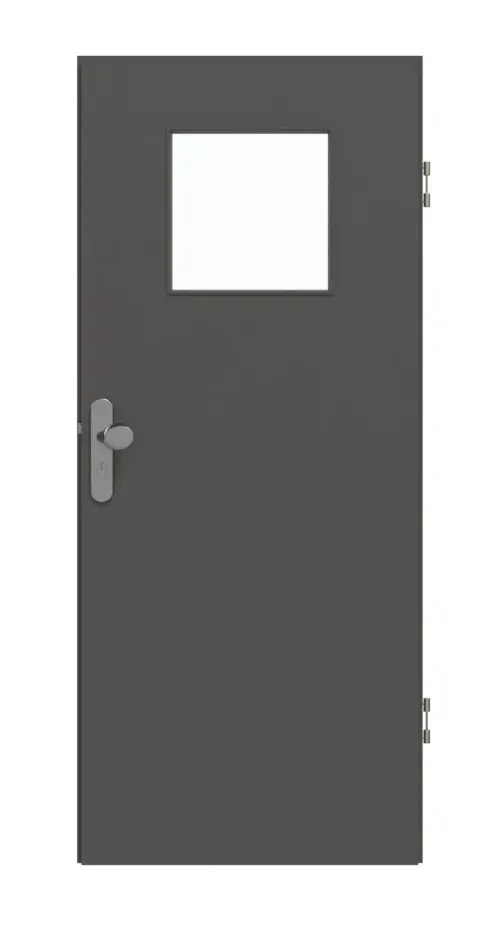 GARANT drzwi wejściowe do mieszkania 10622-60 Ebony CePaL z przeszkleniem LA-9