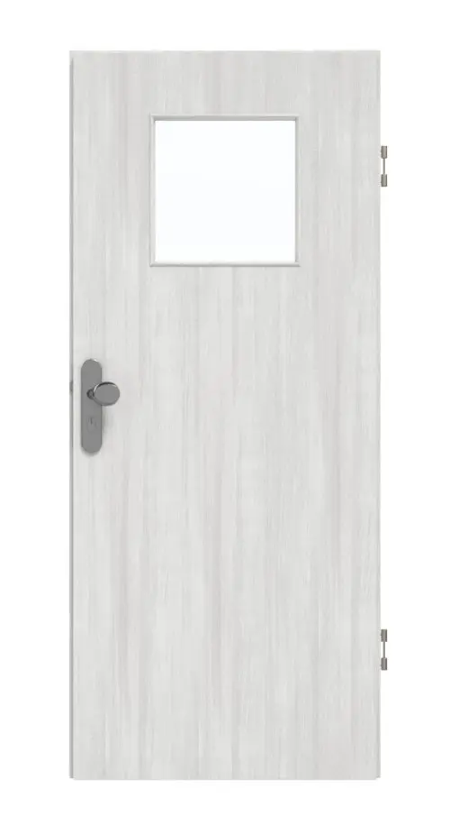 GARANT drzwi wejściowe do mieszkania Authentic Grigio CePaL z wycięciem na szybę LA-9