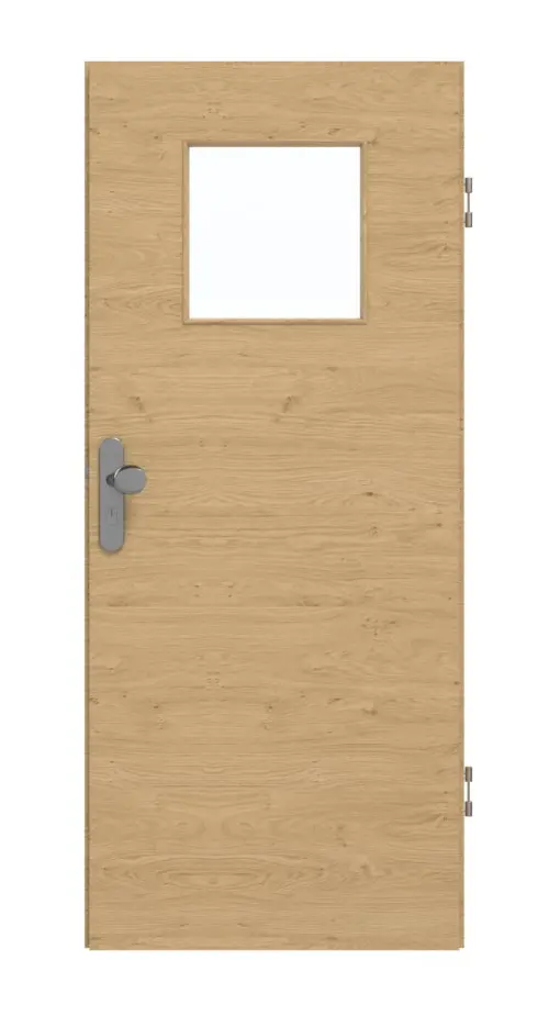GARANT drzwi wejściowe do mieszkania wzdłuż Authentic dąb sękaty CePaL z przeszkleniem LA-9