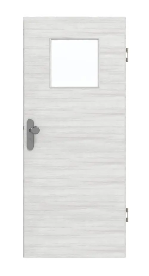 GARANT drzwi wejściowe do mieszkania wzdłuż Authentic Grigio GCK08 z przeszkleniem LA-9