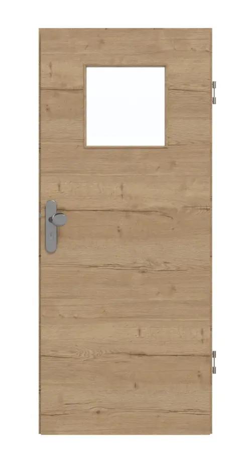 GARANT drzwi wejściowe do mieszkania wzdłuż Authentic dąb szczelinowy CePaL z przeszkleniem LA-9