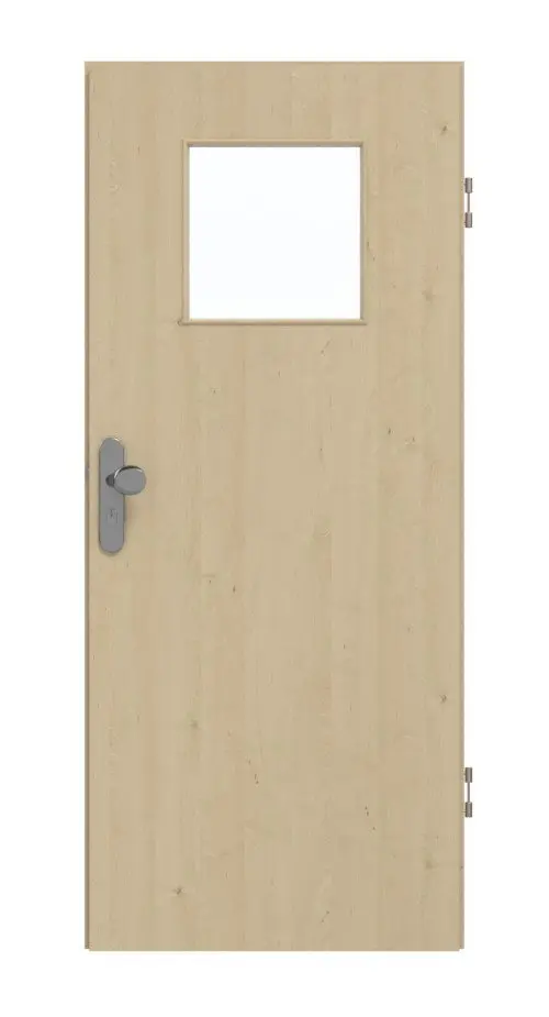 GARANT drzwi wejściowe do mieszkania Natura klon CePaL z przeszkleniem LA-9