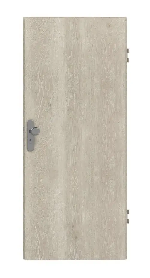 Widok frontowy drzwi wejściowych do mieszkania CLASSEN Kendal dąb CPL 4.1