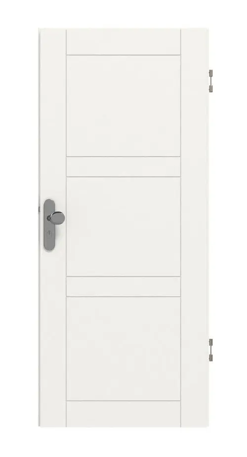 HÖRMANN drzwi wejściowe do mieszkania Groove 89 biały lakier DesignLine