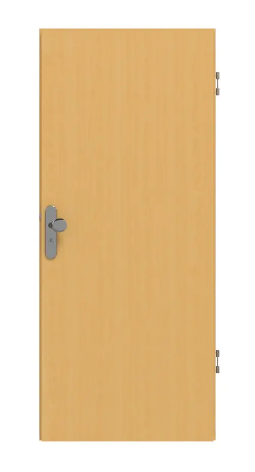 Widok frontowy typu Typ 52, buk, lakierowane, fornirowane drewnem naturalnym drzwi wejściowe do mieszkania - Kilsgaard.