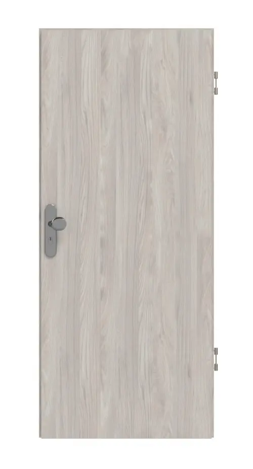 Widok frontowy modelu Typ 52 dąb Sepia Lamikor drzwi wejściowe do mieszkania - Kilsgaard