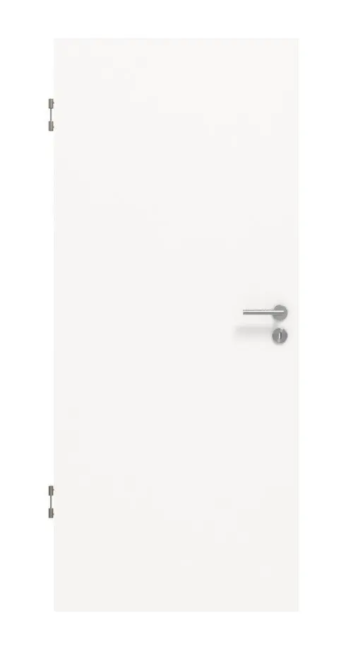 Widok frontowy drzwi energooszczędnych arctic biały RAL 9016 WestaLack - Westag & Getalit