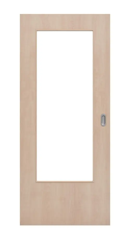 JELD-WEN drzwi przesuwne do pomieszczeń wilgotnych Nova klon HPL-Primata z przeszkleniem LÖ-23